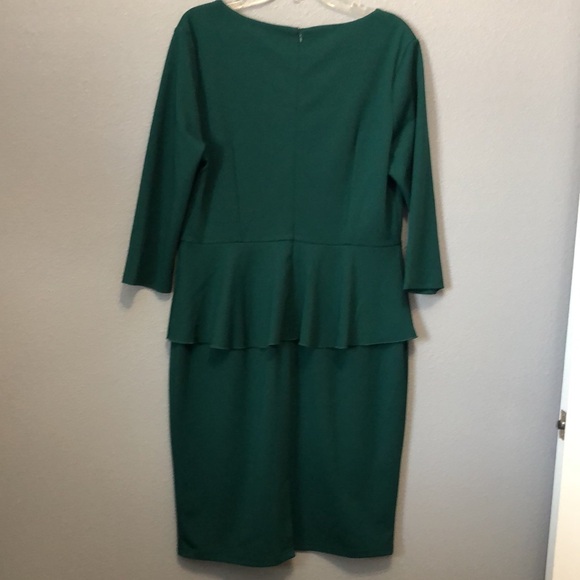 Miusol dress Women's XXL Retro Square Neck Ruffle Style Slim Business Pencil EUC - Picture 10 of 16